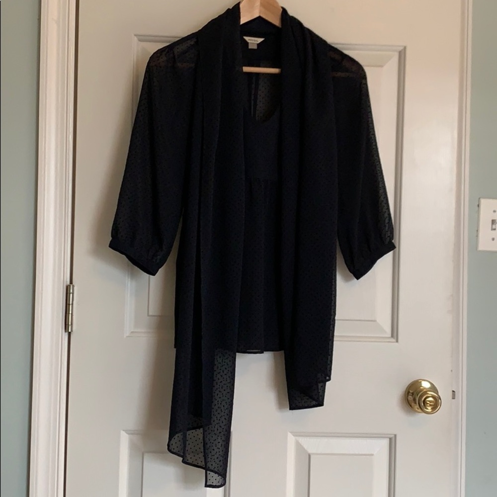 Fossil Blouse w/ attached scarf